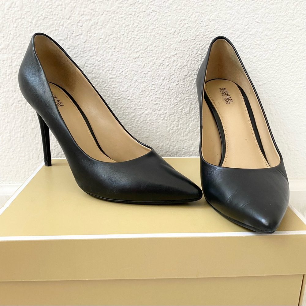 MICHAEL KORS Claire Pump Leather Heels - Picture 1 of 6